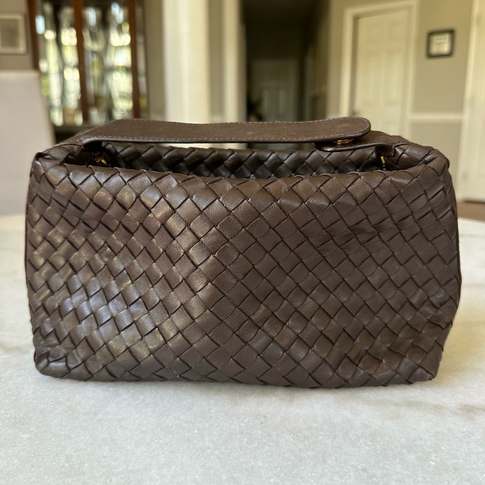 Authentic Vintage Bottega Veneta Cosmetic Pouch Bag.